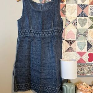 Linen Sleeveless Dress